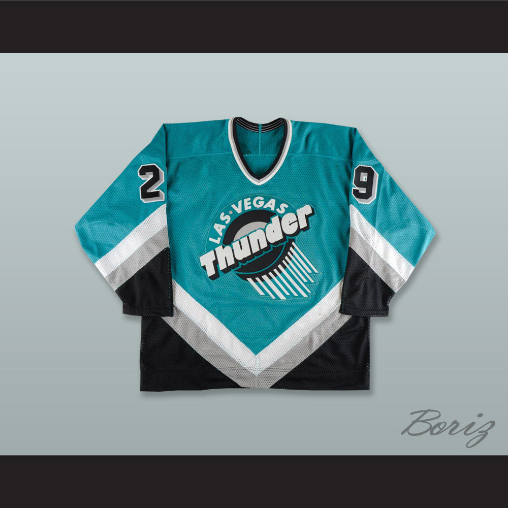 Vladimir Tsyplakov 29 Las Vegas Thunder Teal Hockey Jersey