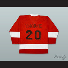 Load image into Gallery viewer, Vladislav Tretiak 20 USSR CCCP Soviet Union Red Hockey Jersey