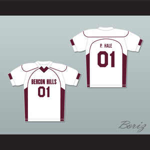 Peter Hale 01 Beacon Hills Cyclones Lacrosse Jersey Teen Wolf White