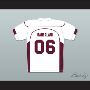 Danny Mahealani 06 Beacon Hills Cyclones Lacrosse Jersey Teen Wolf White