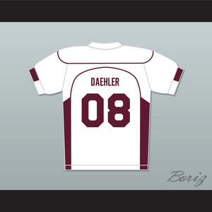 Matt Daehler 08 Beacon Hills Cyclones Lacrosse Jersey Teen Wolf White