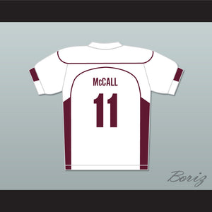 Scott McCall 11 Beacon Hills Cyclones Lacrosse Jersey Teen Wolf White