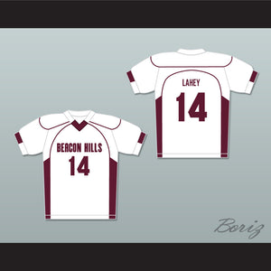 Isaac Lahey 14 Beacon Hills Cyclones Lacrosse Jersey Teen Wolf White