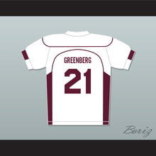 Load image into Gallery viewer, Greenberg 21 Beacon Hills Cyclones Lacrosse Jersey Teen Wolf White