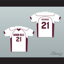Load image into Gallery viewer, Greenberg 21 Beacon Hills Cyclones Lacrosse Jersey Teen Wolf White