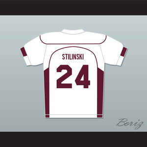 Stiles Stilinski 24 Beacon Hills Cyclones Lacrosse Jersey Teen Wolf White