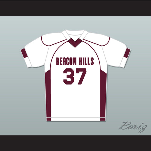 Jackson Whittemore 37 Beacon Hills Cyclones Lacrosse Jersey Teen Wolf White