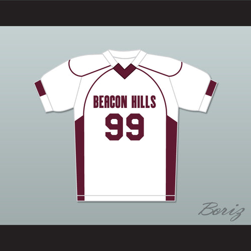 Bobby Finstock 99 Beacon Hills Cyclones Lacrosse Jersey Teen Wolf White