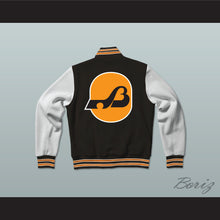 Load image into Gallery viewer, WHA Baltimore Blades Black and White Varsity Letterman Jacket-Style Sweatshirt 1