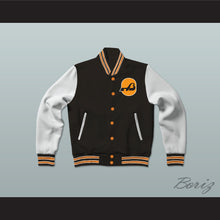 Load image into Gallery viewer, WHA Baltimore Blades Black and White Varsity Letterman Jacket-Style Sweatshirt 2