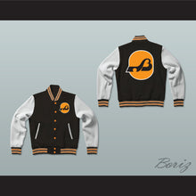 Load image into Gallery viewer, WHA Baltimore Blades Black and White Varsity Letterman Jacket-Style Sweatshirt 2