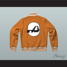 Load image into Gallery viewer, WHA Baltimore Blades Orange Varsity Letterman Jacket-Style Sweatshirt 2