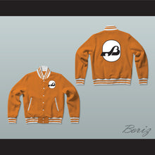 Load image into Gallery viewer, WHA Baltimore Blades Orange Varsity Letterman Jacket-Style Sweatshirt 2