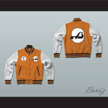 Load image into Gallery viewer, WHA Baltimore Blades Orange and White Varsity Letterman Jacket-Style Sweatshirt 1