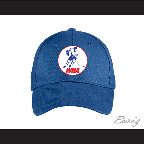 WHA World Hockey Association Blue Baseball Hat