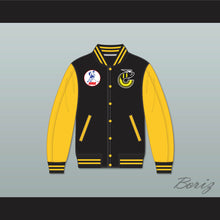 Load image into Gallery viewer, WHA Cincinnati Stingers Black and Yellow Varsity Letterman Jacket-Style Sweatshirt 1