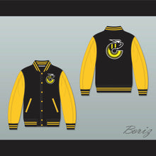 Load image into Gallery viewer, WHA Cincinnati Stingers Black and Yellow Varsity Letterman Jacket-Style Sweatshirt 2
