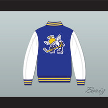 Load image into Gallery viewer, WHA Minnesota Blue and White Varsity Letterman Jacket-Style Sweatshirt 1