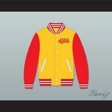 Load image into Gallery viewer, WHA Philadelphia Blazers Yellow and Red Varsity Letterman Jacket-Style Sweatshirt 2