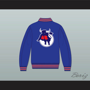 WHA Toronto Toros Blue Varsity Letterman Jacket-Style Sweatshirt 1