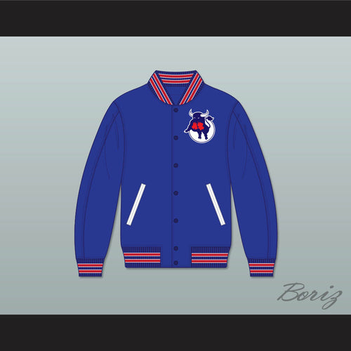 WHA Toronto Toros Blue Varsity Letterman Jacket-Style Sweatshirt 2
