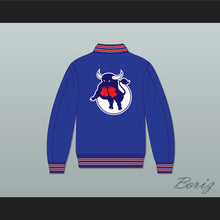 Load image into Gallery viewer, WHA Toronto Toros Blue Varsity Letterman Jacket-Style Sweatshirt 2