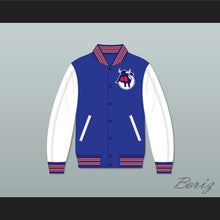 Load image into Gallery viewer, WHA Toronto Toros Blue and White Varsity Letterman Jacket-Style Sweatshirt 2