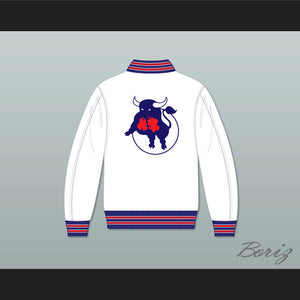 WHA Toronto Toros White Varsity Letterman Jacket-Style Sweatshirt 1