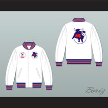 Load image into Gallery viewer, WHA Toronto Toros White Varsity Letterman Jacket-Style Sweatshirt 1