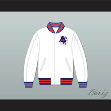 Load image into Gallery viewer, WHA Toronto Toros White Varsity Letterman Jacket-Style Sweatshirt 2