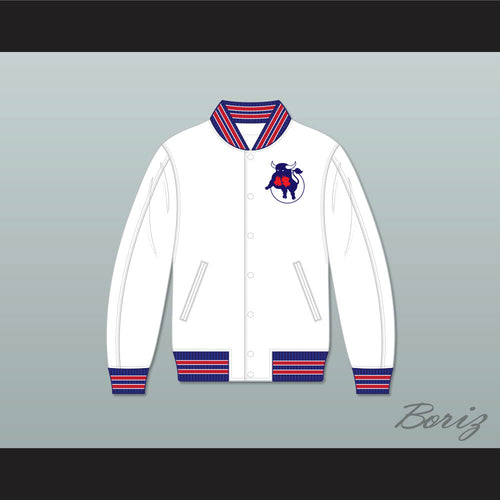 WHA Toronto Toros White Varsity Letterman Jacket-Style Sweatshirt 2