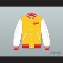 Load image into Gallery viewer, WHA Vancouver Blazers Yellow and White Varsity Letterman Jacket-Style Sweatshirt 2