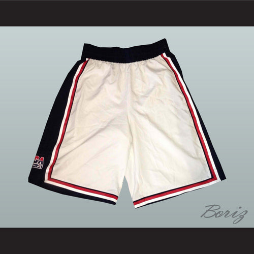 USA Dream Team Basketball Shorts White