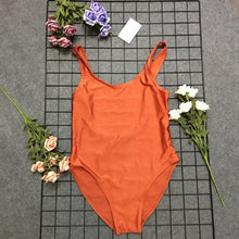 Load image into Gallery viewer, WHO RUN THE WORLD GIRLS Funny Letters 2018 Women Sexy One piece Swimsuit High Waist Bathing Suit Bodysuit maillot de bain femme