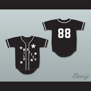 Wild Pitch 88 Black Baseball Jersey