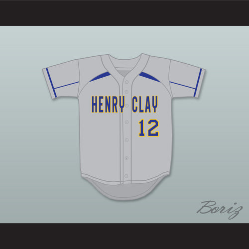 Walker Buehler 12 Henry Clay High School Blue Devils Gray Baseball Jersey 1