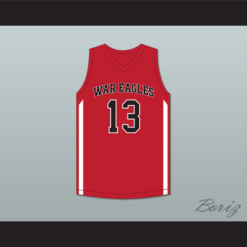 Walker Kessler 13 Woodward Academy War Eagles Red Basketball Jersey 1