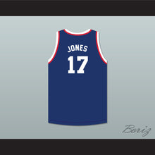 Load image into Gallery viewer, Wallace Jones 17 Indianapolis Olympians Blue Basketball Jersey