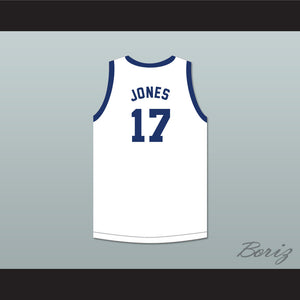 Wallace Jones 17 Indianapolis Olympians Retro White Basketball Jersey