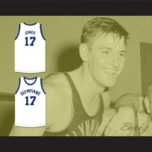 Load image into Gallery viewer, Wallace Jones 17 Indianapolis Olympians Retro White Basketball Jersey