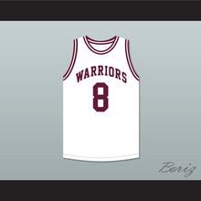 Load image into Gallery viewer, Walt Bellamy 8 J.T. Barber High School Warriors White Basketball Jersey