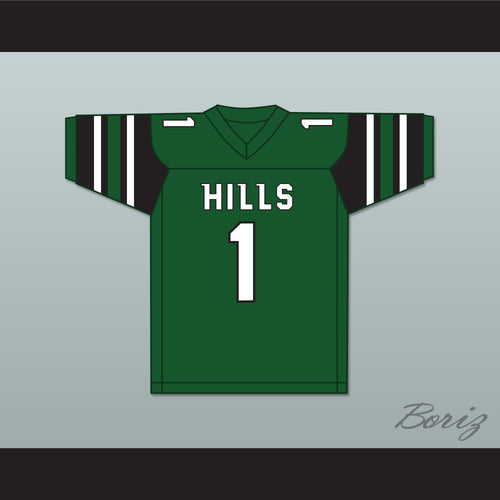 Wan'Dale Robinson 1 Western Hills High School Wolverines Green Football Jersey 2
