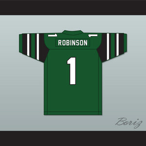 Wan'Dale Robinson 1 Western Hills High School Wolverines Green Football Jersey 2