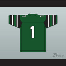 Load image into Gallery viewer, Wan&#39;Dale Robinson 1 Western Hills High School Wolverines Green Football Jersey 1