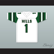 Load image into Gallery viewer, Wan&#39;Dale Robinson 1 Western Hills High School Wolverines White Football Jersey 1