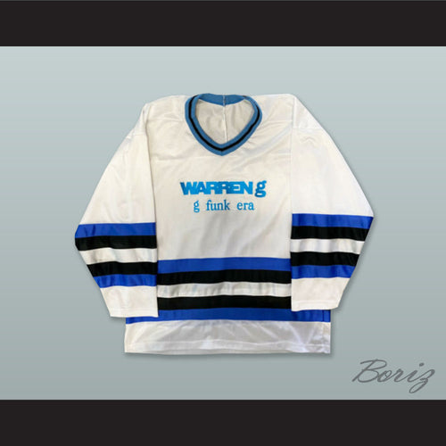 Warren G G Funk Era White Hockey Jersey