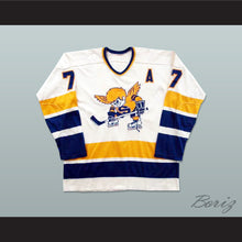 Load image into Gallery viewer, Wayne Connelly 7 Minnesota Fighting Saints WHA White Hockey Jersey