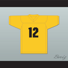 Load image into Gallery viewer, Wee Man 12 Blindside Yellow Gold Football Jersey