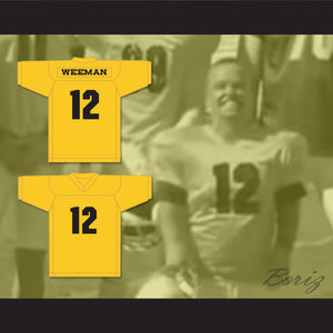 Wee Man 12 Blindside Yellow Gold Football Jersey