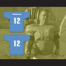 Load image into Gallery viewer, Wee Man 12 Field Goal Light Blue Football Jersey